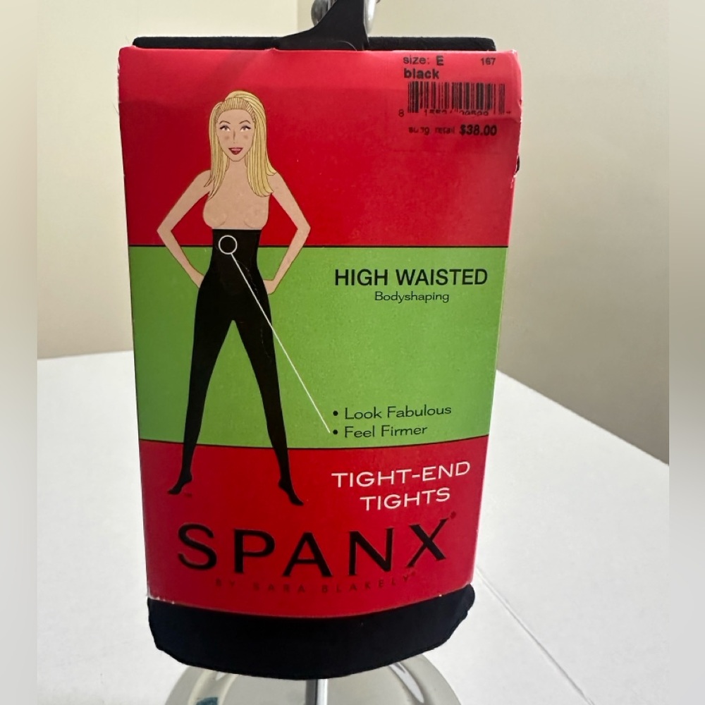 SPANX High-Waisted Tight-End Tights • Black • Size E